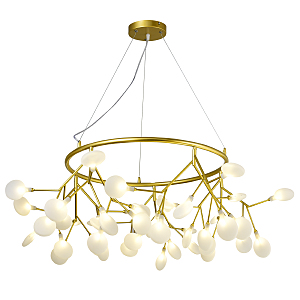 Подвесная люстра Natali Kovaltseva Grace GRACE 75128/8C GOLD SATIN